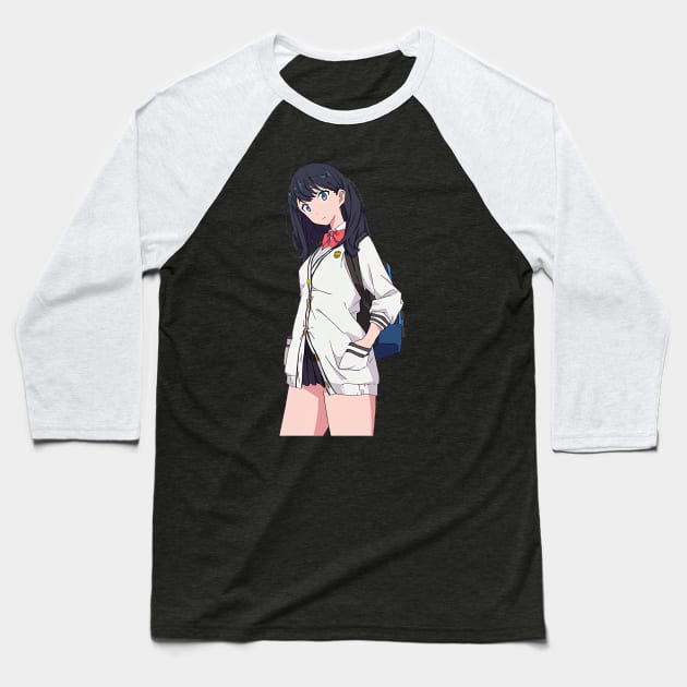 Rikka Takarada Ssss.gridman Baseball T-Shirt by RhysDawson